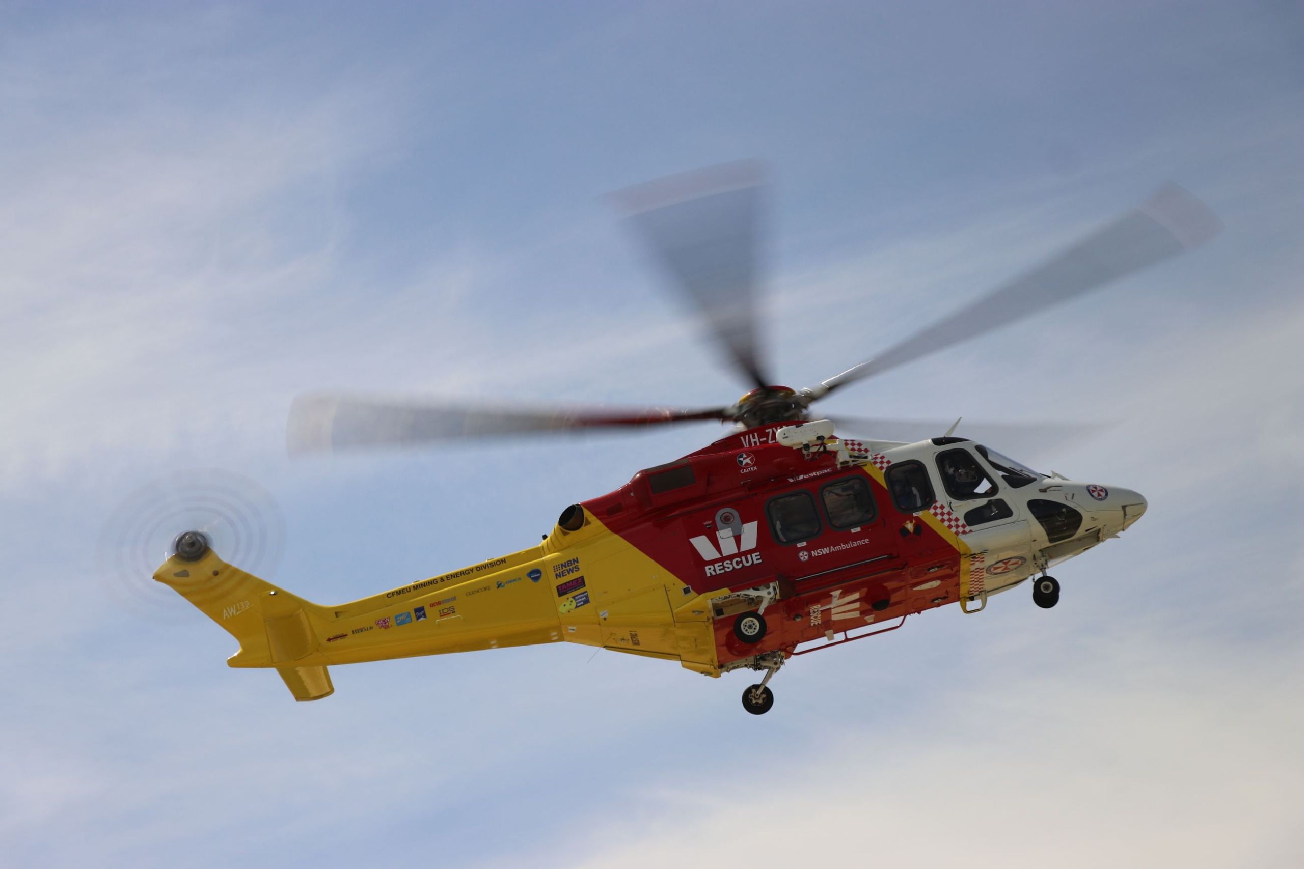 Westpac Rescue Helicopter and NJC Unite For Rural Fire Service Fundraiser