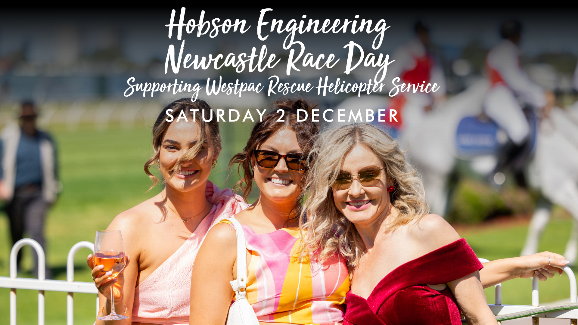 Hobson Engineering Newcastle Race Day supporting Westpac Rescue Helicopter Service