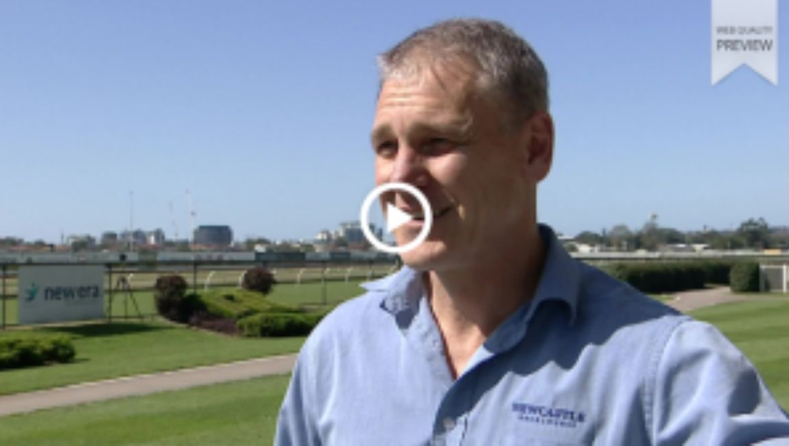 Gavin Carmody with Duane Dowell, CEO – Newcastle Jockey Club, today regarding upcoming Newcastle Cup meeting.