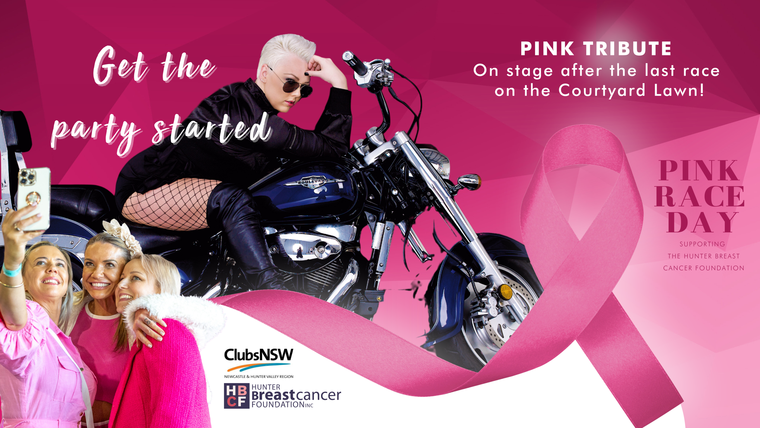 Hunter Breast Cancer Foundation Pink Race Day, Supported by Clubs in the Community